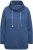 Ulla Popken Drawstring Collar Long Sleeve Sweatshirt Ink Blue - Bluzy & bluzy z kapturem - 