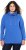 Ulla Popken Drawstring Collar Long Sleeve Sweatshirt Peacock Blue - Ulla Popken - 