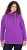 Ulla Popken Drawstring Collar Long Sleeve Sweatshirt Purple - Bluzy & bluzy z kapturem - 
