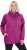 Ulla Popken Drawstring Collar Long Sleeve Sweatshirt Berry - Bluzy & bluzy z kapturem - 