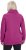 Ulla Popken Drawstring Collar Long Sleeve Sweatshirt Berry - Bluzy & bluzy z kapturem - 