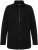 Ulla Popken Modular Fleece Zip Front Jacket Black - Bluzy & bluzy z kapturem - 