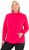 Ulla Popken Modular Fleece Zip Front Jacket Magenta - Bluzy & bluzy z kapturem - 