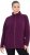 Ulla Popken Modular Fleece Zip Front Jacket Dark Cherry - Bluzy & bluzy z kapturem - 