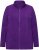 Ulla Popken Modular Fleece Zip Front Jacket Dark Plum - Bluzy & bluzy z kapturem - 