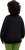 Ulla Popken Gathered Sleeve Oversized Fit Sweatshirt Black - Bluzy & bluzy z kapturem - 