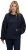 Ulla Popken Gathered Sleeve Oversized Fit Sweatshirt Navy - Bluzy & bluzy z kapturem - 