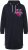Ulla Popken Extra Long Abstract Graphic Hoodie Navy - Bluzy & bluzy z kapturem - 