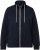 Ulla Popken Contrast Color Zip Up Sweatshirt Navy - Bluzy & bluzy z kapturem - 