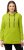 Ulla Popken GLOW Lettered Collared Sweatshirt Apple Green - Bluzy & bluzy z kapturem - 