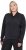 Ulla Popken Quick Drying College Collar Sweatshirt Black - Bluzy & bluzy z kapturem - 