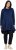 Ulla Popken Flounce Panel Long Sleeve Sweatshirt Dress Navy - Bluzy & bluzy z kapturem - 
