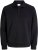 Jack & Jones Bradley Sweatshirt Polo Black - Pulóverek & kapucnis pulóverek - Pulóverek & Kapucnis pulóver 2XL-12XL