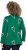 Ulla Popken Candy Cane Graphic Sweatshirt Meadow Green - Bluzy & bluzy z kapturem - 