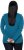 Ulla Popken Glitter Stars Soft Knit Sweater Petrol - Bluzy & bluzy z kapturem - 