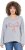 Ulla Popken Bow City Lettering Sweatshirt Light Grey Melange - Bluzy & bluzy z kapturem - 