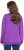 Ulla Popken Magnifique Split Style Sweatshirt Purple - Bluzy & bluzy z kapturem - 