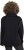 Ulla Popken Chain Fringe Smooth Fleece Sweatshirt Black - Bluzy & bluzy z kapturem - 