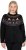 Ulla Popken Norwegian Style Christmas Sweater Black - Bluzy & bluzy z kapturem - 