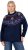 Ulla Popken Norwegian Style Christmas Sweater Blue - Bluzy & bluzy z kapturem - 
