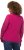 Ulla Popken Shaker Stitch Cropped Gathered Sweater Fuchsia Pink - Bluzy & bluzy z kapturem - 