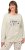 Ulla Popken Dreaming Time Long Sleeve Sweatshirt Chalk - Bluzy & bluzy z kapturem - 