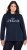 Ulla Popken Moin Graphic Sweatshirt Navy - Bluzy & bluzy z kapturem - 