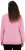 Ulla Popken Graphic BE UNIQUE Inverted Seam Sweatshirt Raspberry - Bluzy & bluzy z kapturem - 
