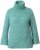 Ulla Popken Asymmetric Zipper Turtleneck Sweater Green - Bluzy & bluzy z kapturem - 