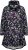 Ulla Popken Floral Stand-Up Collar Flounce Panel Sweatshirt Black - Bluzy & bluzy z kapturem - 