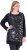 Ulla Popken Sequined Soft Fine Knit Sweater Black - Bluzy & bluzy z kapturem - 