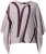 Ulla Popken Brushstroke Knit Poncho Beige - Bluzy & bluzy z kapturem - 