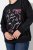 Ulla Popken Sparkling Sequin Bows Christmas Sweatshirt Black - Bluzy & bluzy z kapturem - Kényelmes pulóverek és kapucnisok