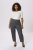 Kaffe Curve Merla Nadrág Dark Grey Melange - Női Farmer & Nadrágok Nagy Méretekben – Plus Size - 