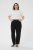 Kaffe Curve Brenn Barrel Twill Jeans Washed Black - Farmer - 