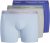 Jack & Jones Norrebro Solid Trunks 3-Pack Blue - Boxeralsó - Boxeralsó 2XL-12XL