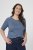 Kaffe Curve Carina T-Shirt Blue - Pólók - 