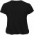 Kaffe Curve Jena V-Neck Póló Mélyfekete - Pólók - 