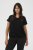 Kaffe Curve Jena V-Neck Póló Mélyfekete - Pólók - 