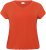 Kaffe Curve Jena V-Neck T-Shirt Grenadine Red - Pólók - 