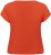 Kaffe Curve Jena V-Neck T-Shirt Grenadine Red - Pólók - 