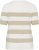 Kaffe Curve Lizzy Striped Pullover Chalk/Feather Grey Bold Stripe - Pólók - 