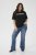 Kaffe Curve Ariana T-Shirt Black - Pólók - 