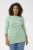 Kaffe Curve Lia Boatneck 3/4 T-Shirt Chalk/Bright Green - Pólók és felsők - 