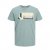 Jack & Jones Logan T-Shirt Grey - Pólók - Nagyméretű pólók - 2XL-14XL
