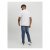 Jack & Jones Conrad T-Shirt White - Pólók - Nagyméretű pólók - 2XL-14XL