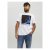 Jack & Jones Conrad T-Shirt White - Pólók - Nagyméretű pólók - 2XL-14XL