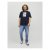 Jack & Jones Copenhagen Photo T-Shirt Navy - Pólók - Nagyméretű pólók - 2XL-14XL
