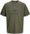 Jack & Jones Edenver T-Shirt Khaki - Pólók - Nagyméretű pólók - 2XL-14XL