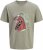 Jack & Jones King Crew Neck T-Shirt Grey - Nyomtatott pólók - Nyomtatott pólók - 2XL-8XL